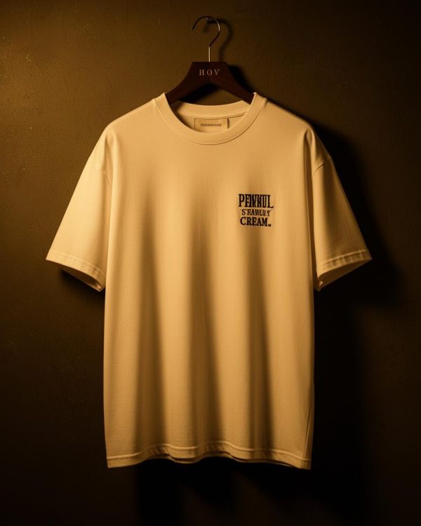 Signature Heavyweight Tee — Cream